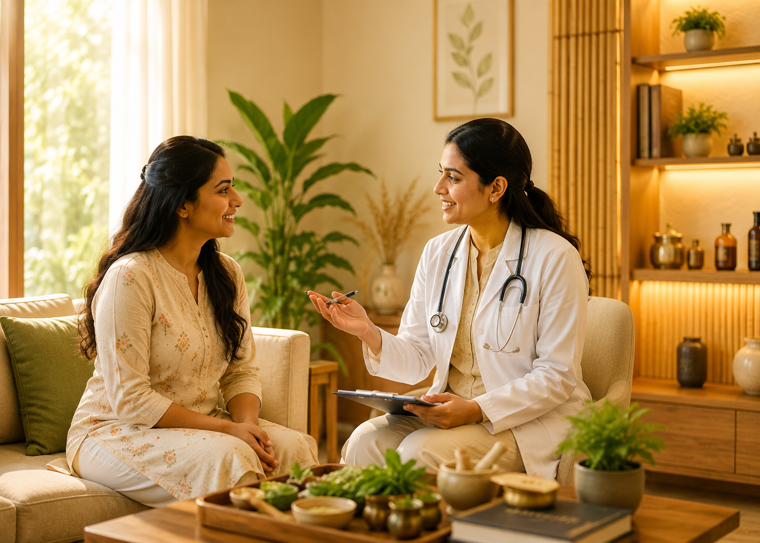 Guided Ayurveda wellness consultation