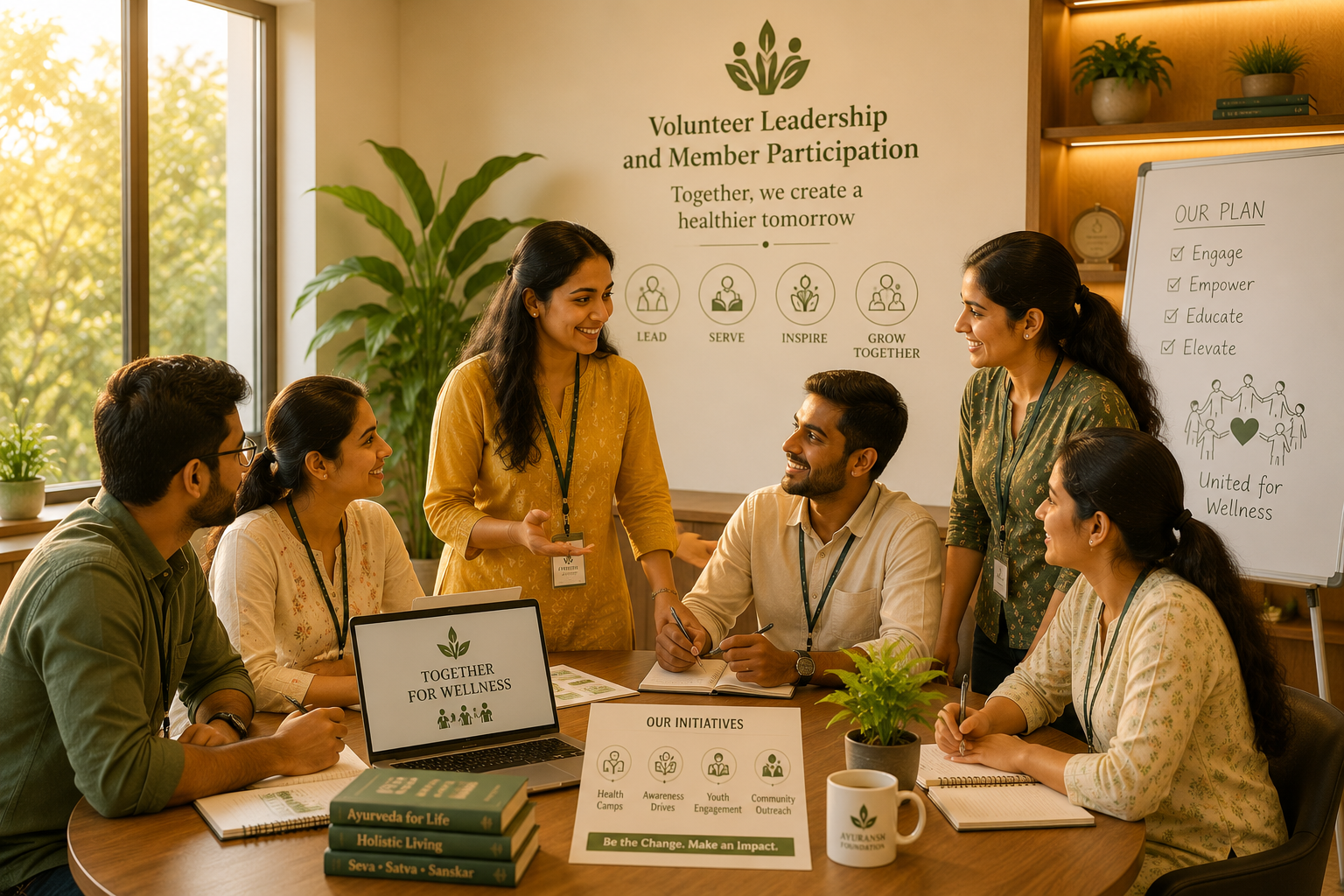 Ayuransh volunteer leadership meeting