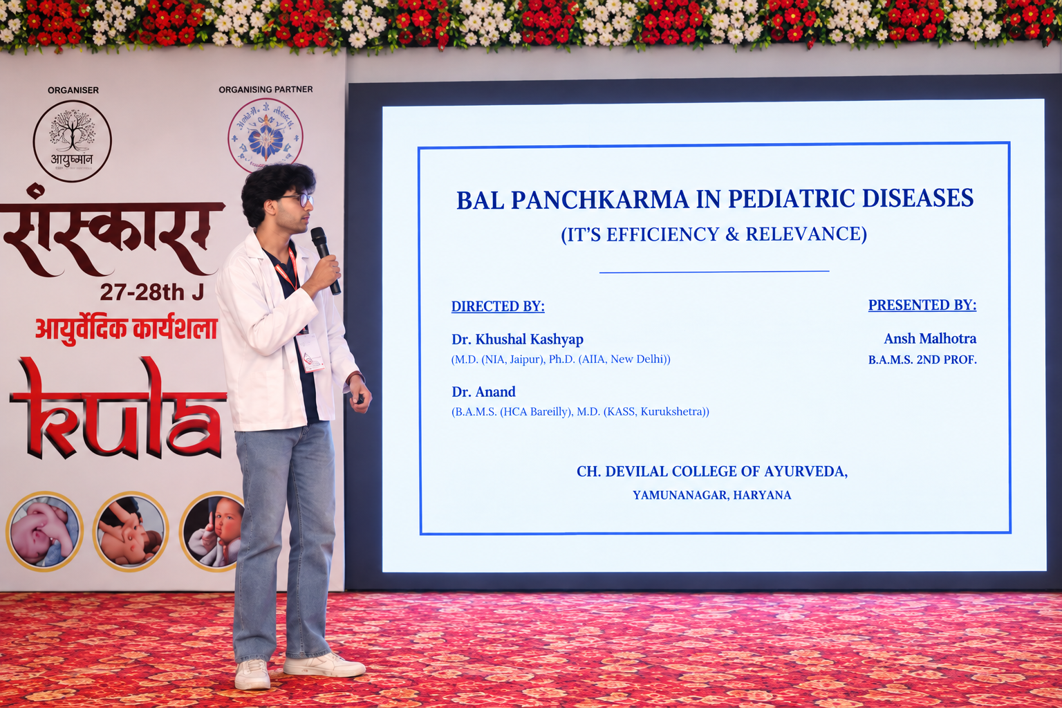 Paper and poster presentation at Amritsamagam 4.0